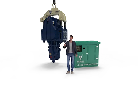 電動(dòng)振動(dòng)打樁錘